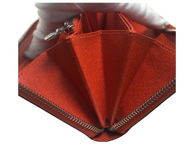 Carteira longa em couro Epi Louis Vuitton Laranja - vista 19