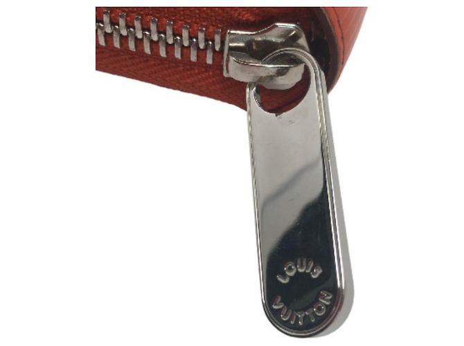 Carteira longa em couro Epi Louis Vuitton Laranja - vista 8