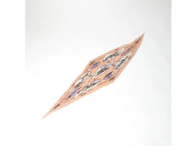 Faltender Schal von Hermès mit Pferdemuster - Ansicht 4