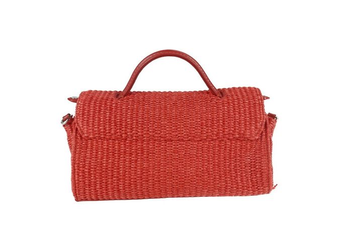 Bolso de paja roja Zanellato - vista 3