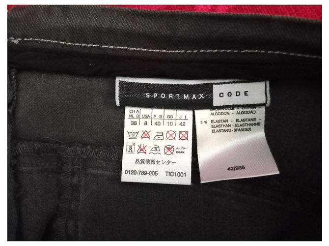 Falda midi de mezclilla Sportmax Code Retro gris - vista 6