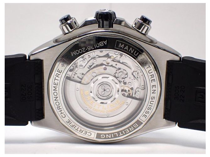 BREITLING Super Chrono Mat B01 44 quadrante nero '23 acquistato Uomo Argento - vista 10