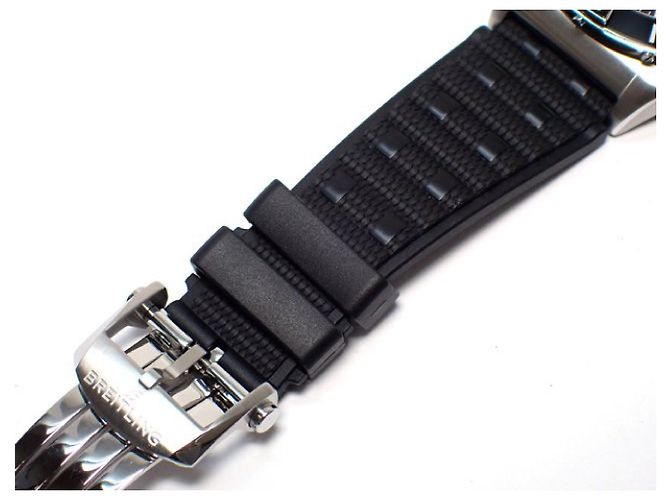 BREITLING Super Chrono Mat B01 44 quadrante nero '23 acquistato Uomo Argento - vista 8