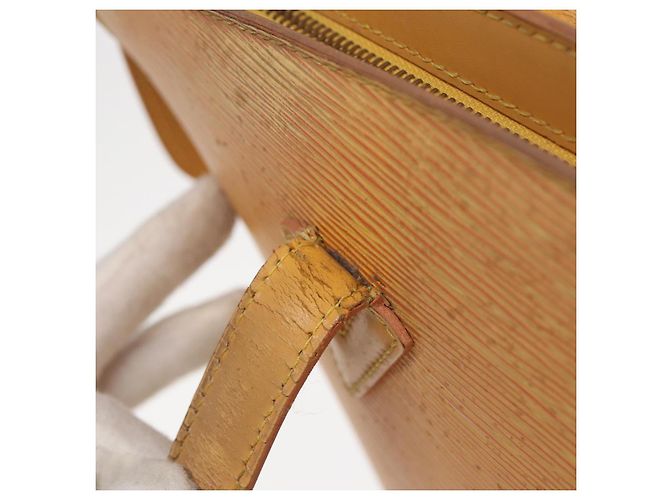 LOUIS VUITTON Epi Saint Jacques Bolsa de Compras de Hombro Amarilla M52269 Auth 82784 Amarillo - vista 10