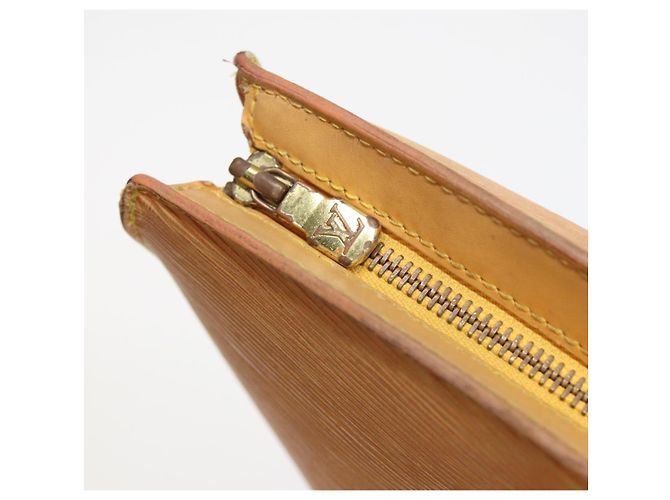 LOUIS VUITTON Epi Saint Jacques Bolsa de Compras de Hombro Amarilla M52269 Auth 82784 Amarillo - vista 17