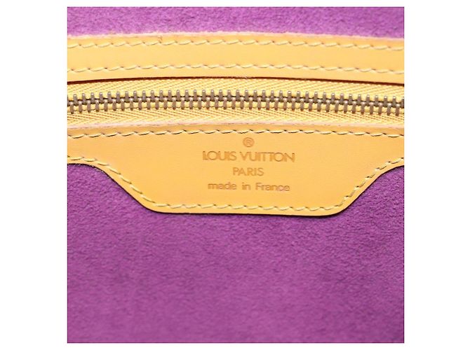LOUIS VUITTON Epi Saint Jacques Bolsa de Compras de Hombro Amarilla M52269 Auth 82784 Amarillo - vista 18