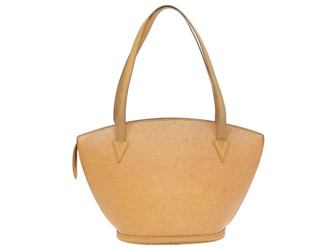 LOUIS VUITTON Epi Saint Jacques Bolsa de Compras de Hombro Amarilla M52269 Auth 82784 Amarillo - vista 2
