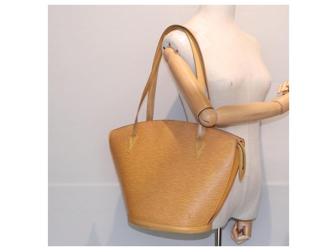 LOUIS VUITTON Epi Saint Jacques Bolsa de Compras de Hombro Amarilla M52269 Auth 82784 Amarillo - vista 23
