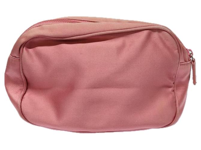 Pochette Prada in nylon rosa Auth 84239 - vista 2