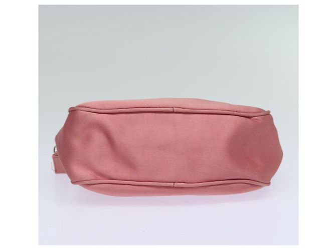 Pochette Prada in nylon rosa Auth 84239 - vista 6