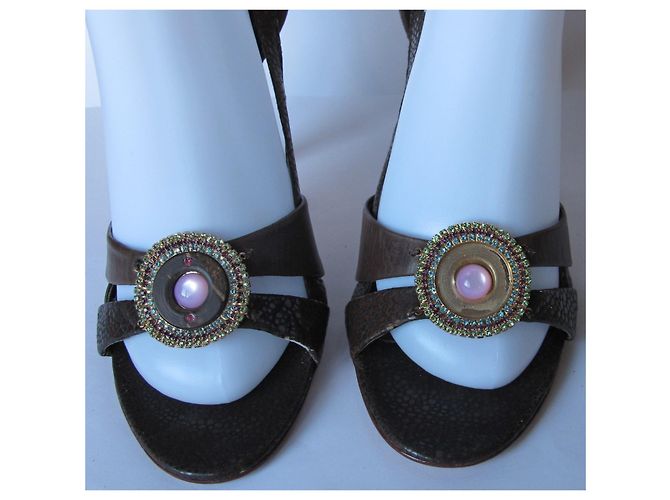 Schutz Absatzsandalen Braun - Ansicht 6