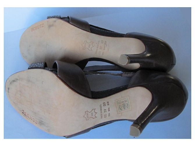 Schutz Absatzsandalen Braun - Ansicht 7