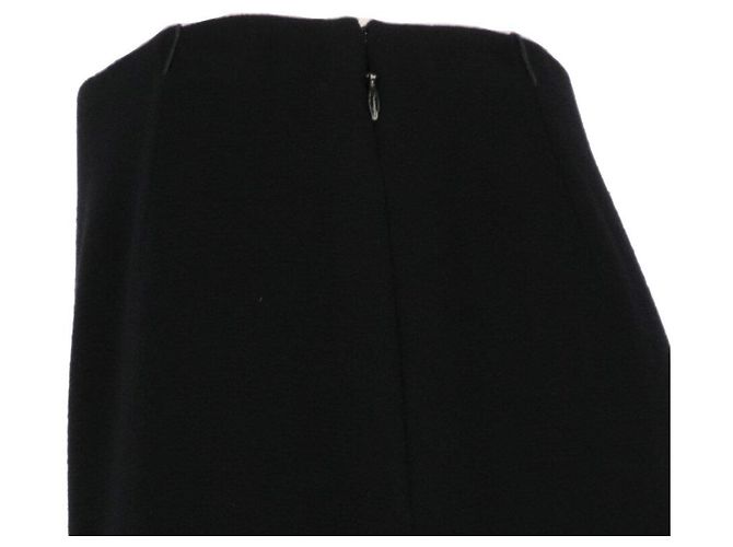 Falda de lana negra Gianni Versace Negro - vista 4