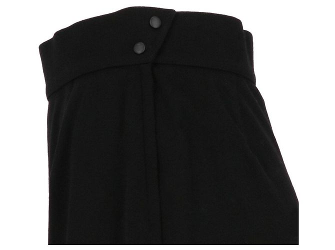 Falda de lana negra Thierry Mugler Negro - vista 5