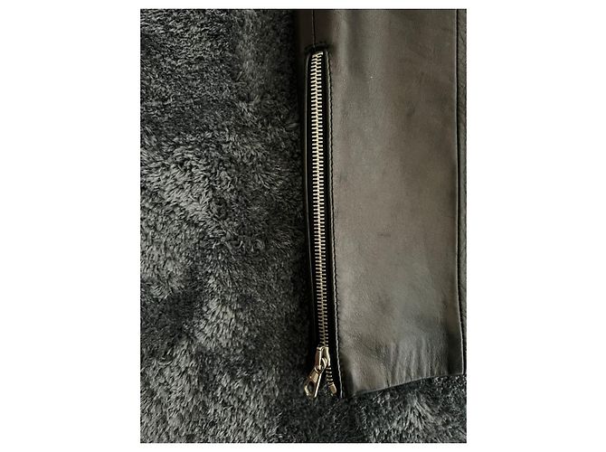 Dolce & Gabbana Pantalones de cuero con cinturón bondage Dolce&Gabbana Primavera Verano 2000. Negro - vista 6