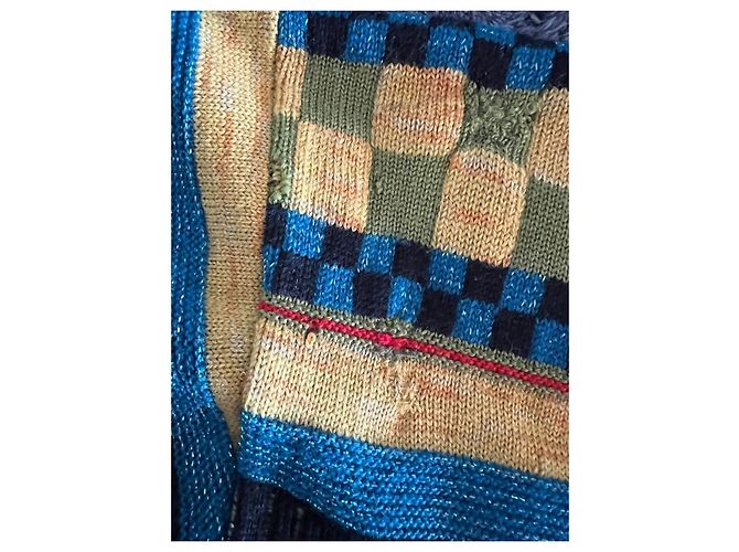 Jean Paul Gaultier Autunno Inverno 1995 Collo Alto Cyber. Nero Blu Verde Giallo - vista 14
