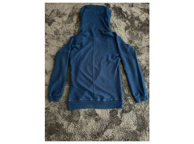Autre Marque Strickwaren Riesen Kapuze Bernhard Willhelm. Blau - Ansicht 2