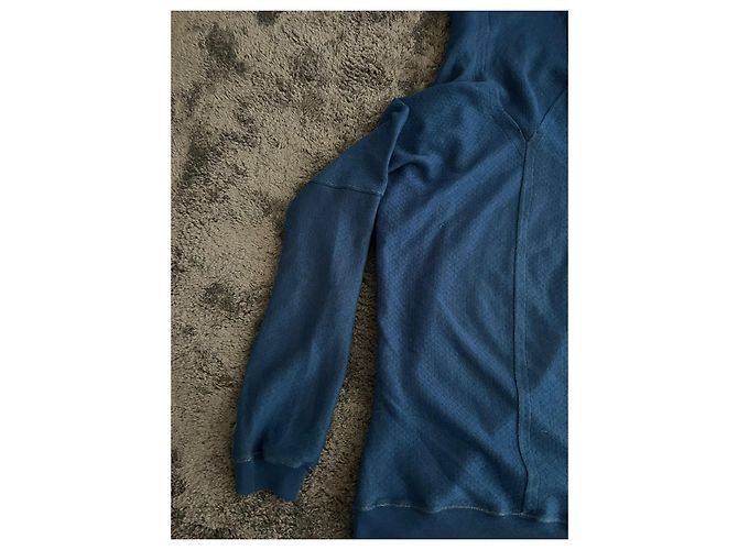 Autre Marque Strickwaren Riesen Kapuze Bernhard Willhelm. Blau - Ansicht 3