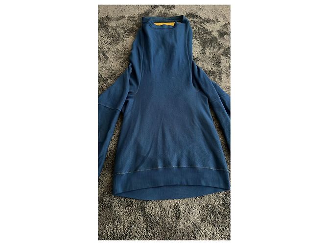 Autre Marque Strickwaren Riesen Kapuze Bernhard Willhelm. Blau - Ansicht 4