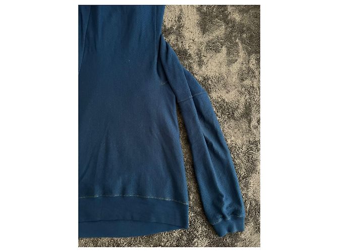 Autre Marque Strickwaren Riesen Kapuze Bernhard Willhelm. Blau - Ansicht 5