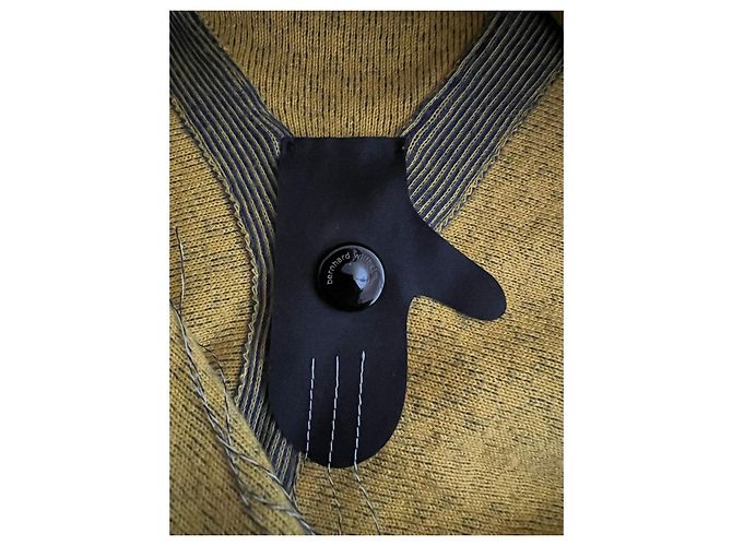 Autre Marque Strickwaren Riesen Kapuze Bernhard Willhelm. Blau - Ansicht 6