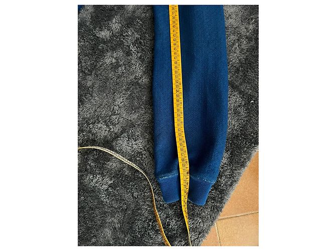 Autre Marque Strickwaren Riesen Kapuze Bernhard Willhelm. Blau - Ansicht 7