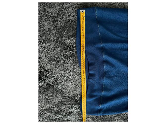 Autre Marque Strickwaren Riesen Kapuze Bernhard Willhelm. Blau - Ansicht 9