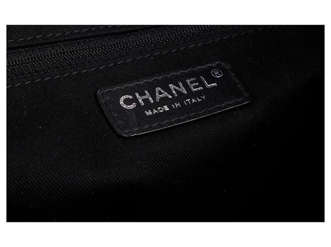 Trendy CC Chanel Shopping Tote Nera in Pelle Caviar Nero - vista 6