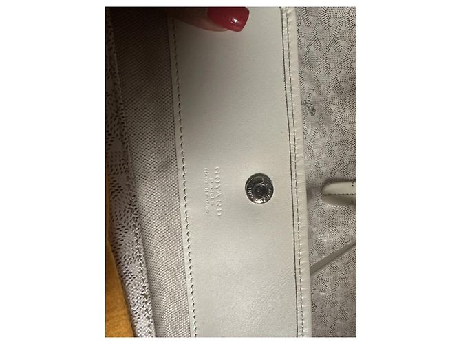 Saint Louis Borsa a mano Goyard GM Bianca in Lino Bianco - vista 8