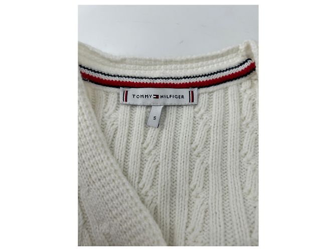 Tommy Hilfiger Strickwaren T.International S Baumwolle Weiß - Ansicht 5