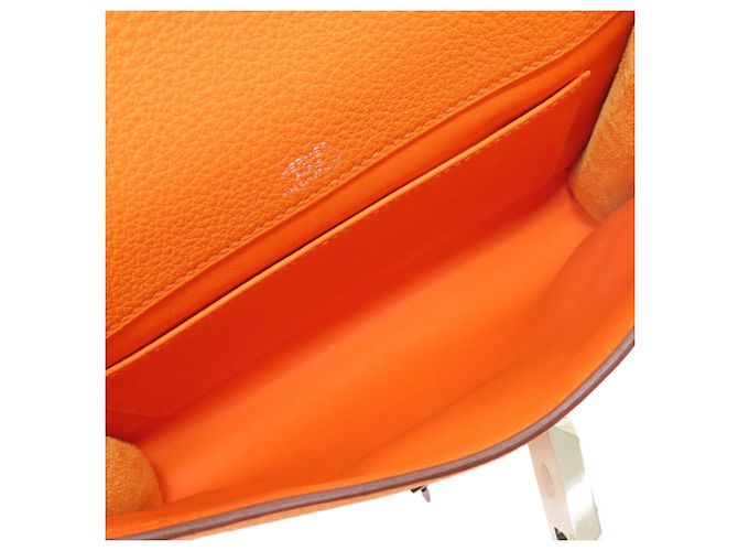Sac à dépêches Bolso de Documentos Hermès Naranja - vista 5
