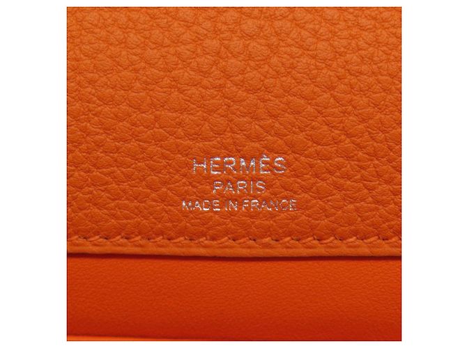Sac à dépêches Bolso de Documentos Hermès Naranja - vista 7