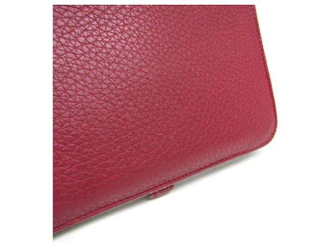 Hermès Hermes Dogon GM Langbörse in Wein Bordeaux - Ansicht 9
