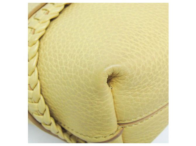 Borsa in pelle gialla da donna Tod's Giallo - vista 4
