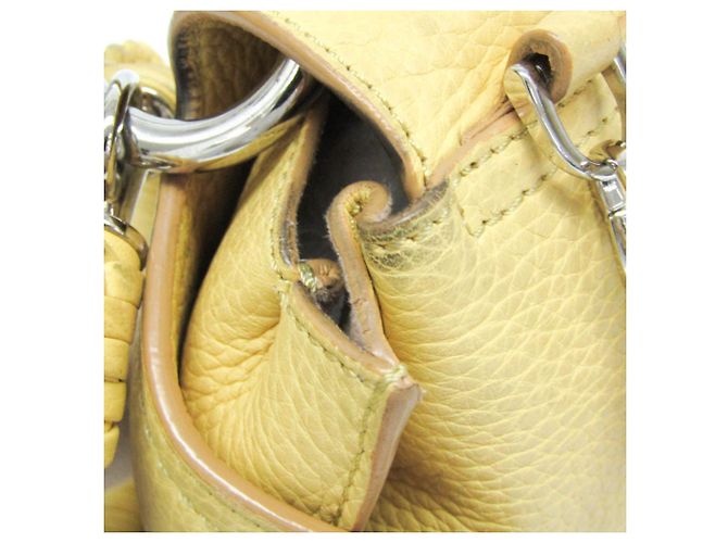 Borsa in pelle gialla da donna Tod's Giallo - vista 6