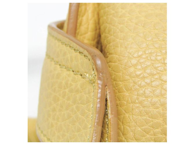 Borsa in pelle gialla da donna Tod's Giallo - vista 7