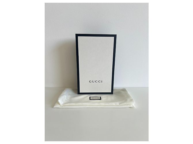 Borsa Gucci intrecciata Blu - vista 2