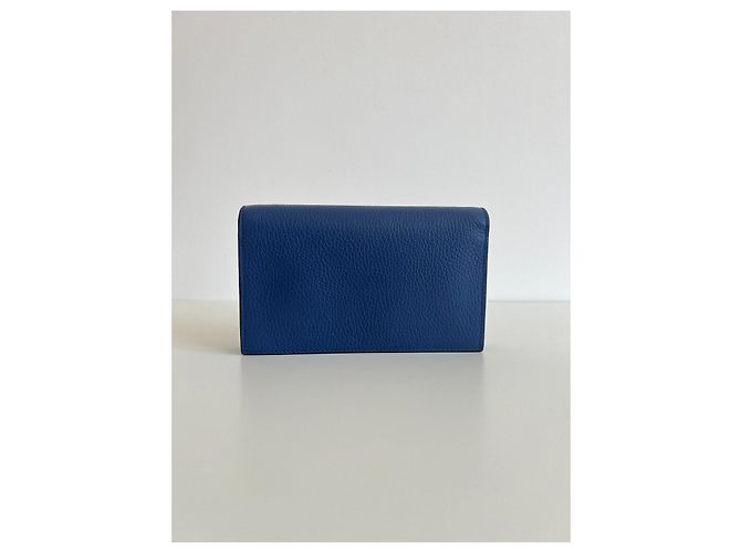 Borsa Gucci intrecciata Blu - vista 4