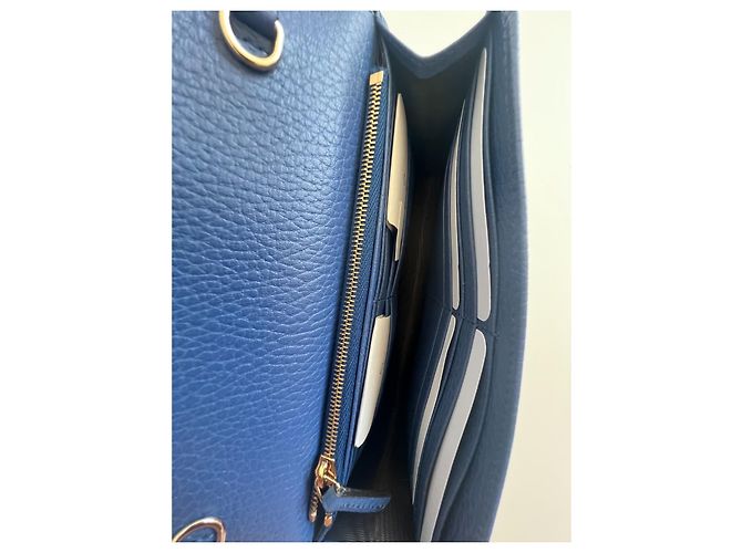 Borsa Gucci intrecciata Blu - vista 8