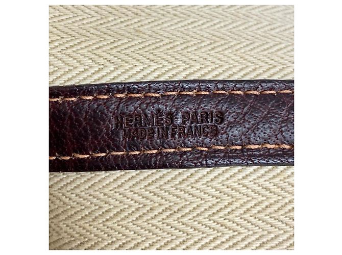 Hermès Borsa Tote Hermes Garden PM Amazonia Marrone Scuro - vista 5