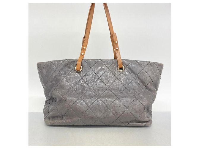 Chanel braune Leder-Tote - Ansicht 11