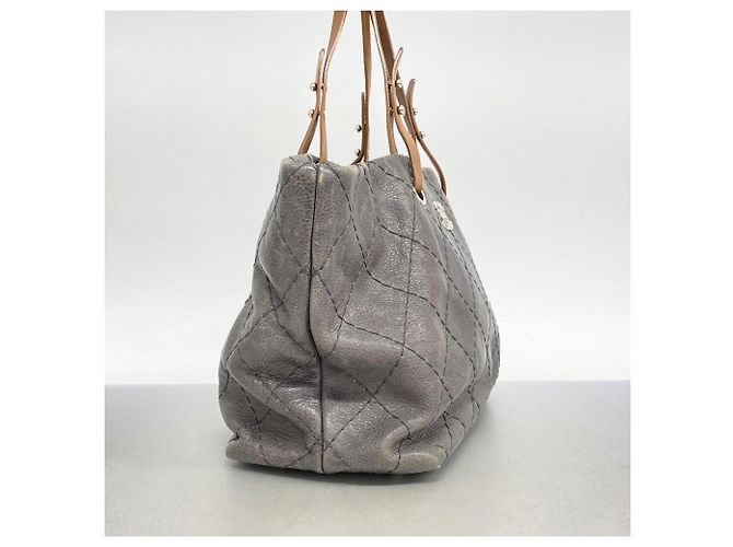 Chanel braune Leder-Tote - Ansicht 2