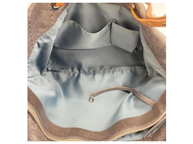 Chanel braune Leder-Tote - Ansicht 6