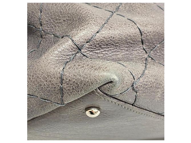 Chanel braune Leder-Tote - Ansicht 9