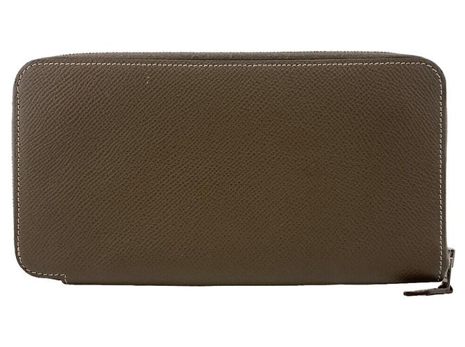 Cartera Hermès Azap Long Silkin Round Veau Epso Beige - vista 2