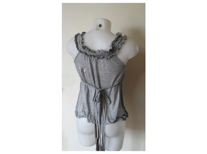 Top Twin Set Simona Barbieri Gris Modal - vista 3