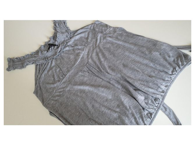 Top Twin Set Simona Barbieri Gris Modal - vista 6