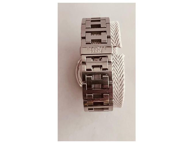 Relógio Hermès Clipper Chrono Aço Mostrador Preto - vista 6