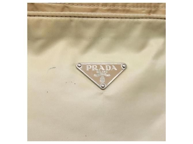 PRADA Tote Bag Nylon Weiß Auth 83952 - Ansicht 14