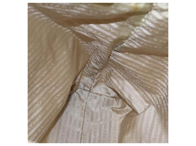 PRADA Tote Bag Nylon Weiß Auth 83952 - Ansicht 19